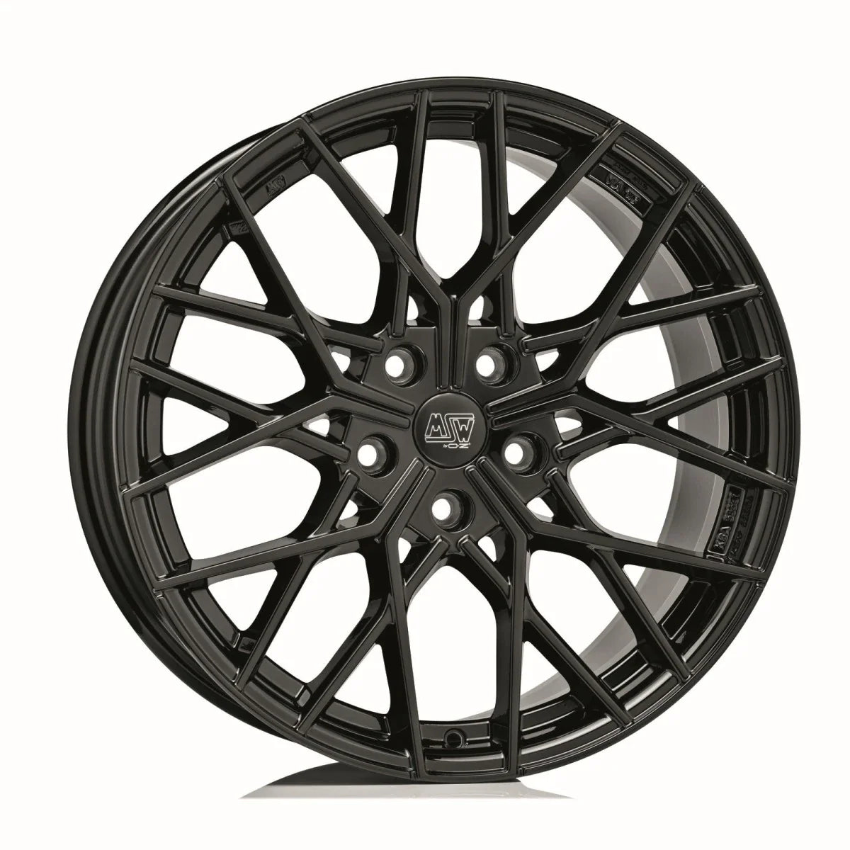 Alu kola MSW 74 9.5x20 5x112 ET35 Gloss Black | Wheelsup.cz