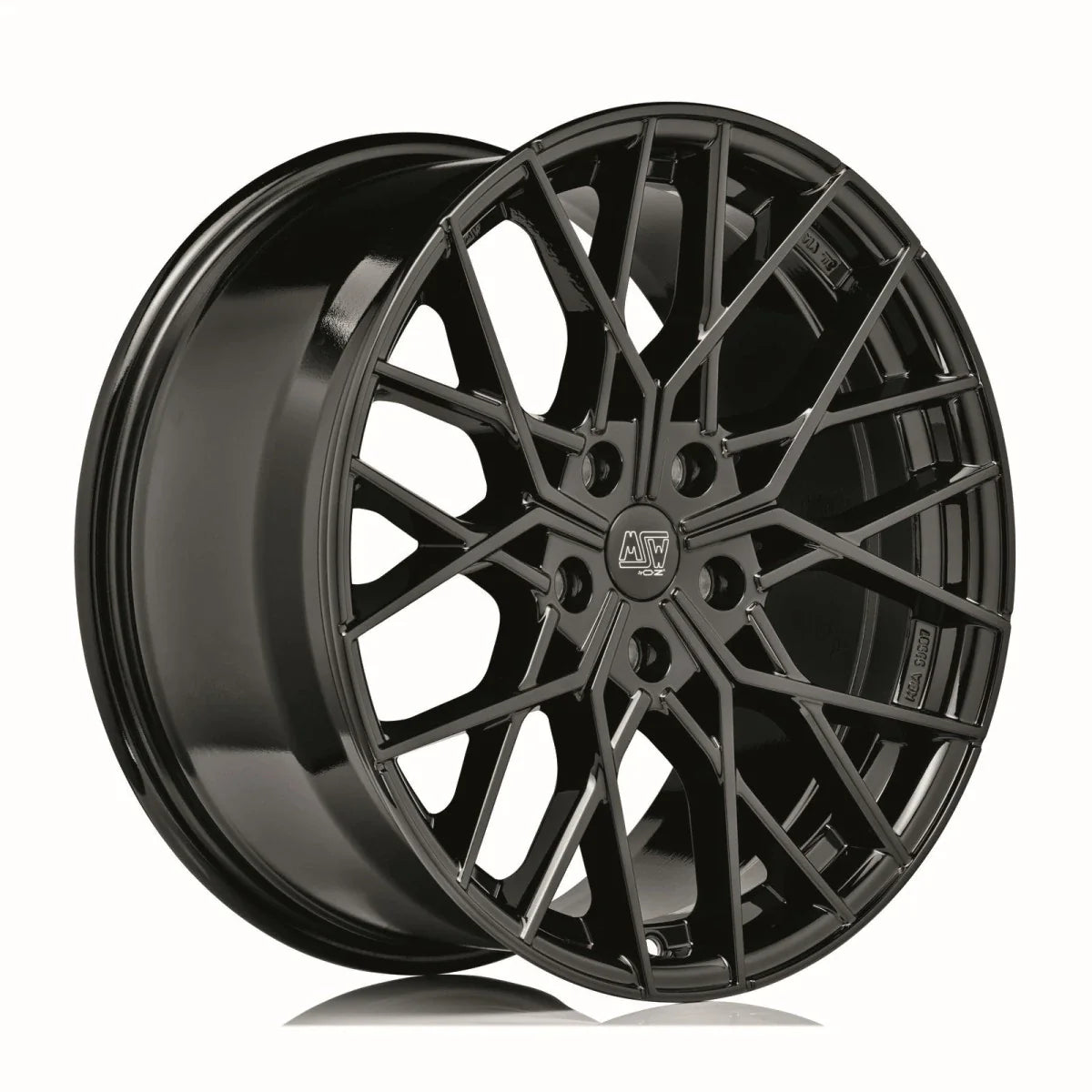 Alu kola MSW 74 8x19 5x120 ET29 Gloss Black | Wheelsup.cz