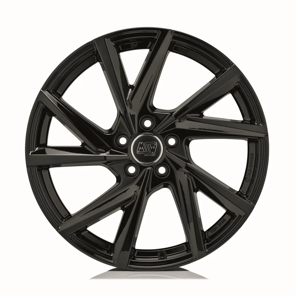 Alu disky MSW 80-5 6.5x18 5x114.3 ET38 66.1 Čierna