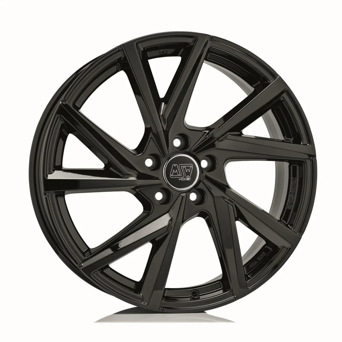 Alu kola MSW 80-5 6.5x16 5x112 ET41 Gloss Black | Wheelsup.cz