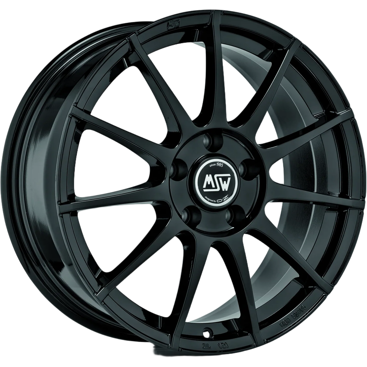 Alu kola MSW 85 5.5x14 4x100 ET35 63.4 černá