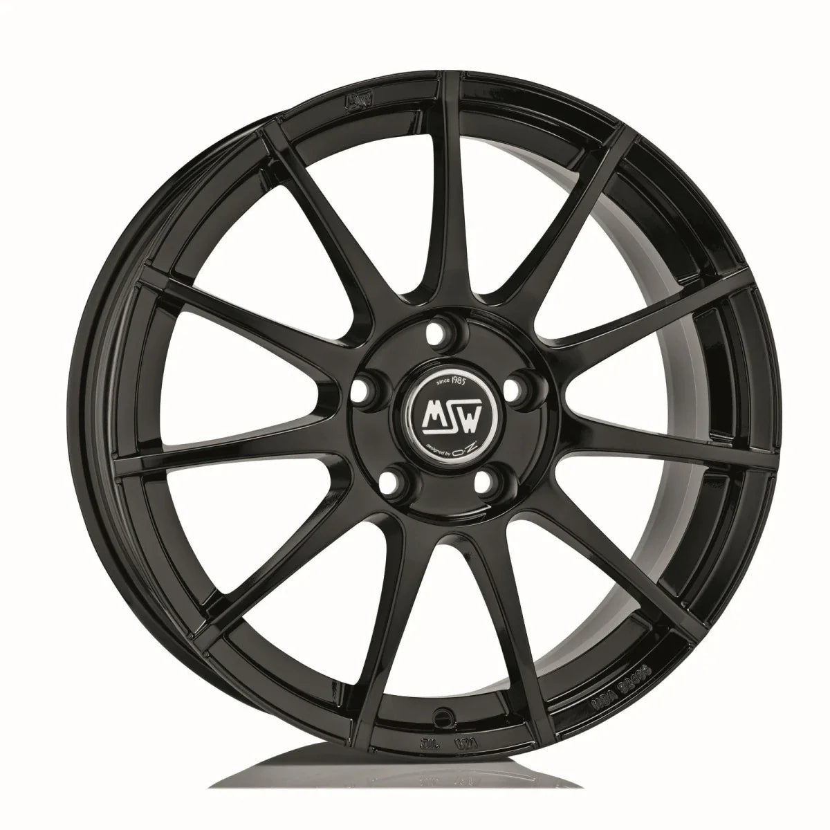 Alu kola MSW 85 6x15 5x112 ET45 Gloss Black | Wheelsup.cz