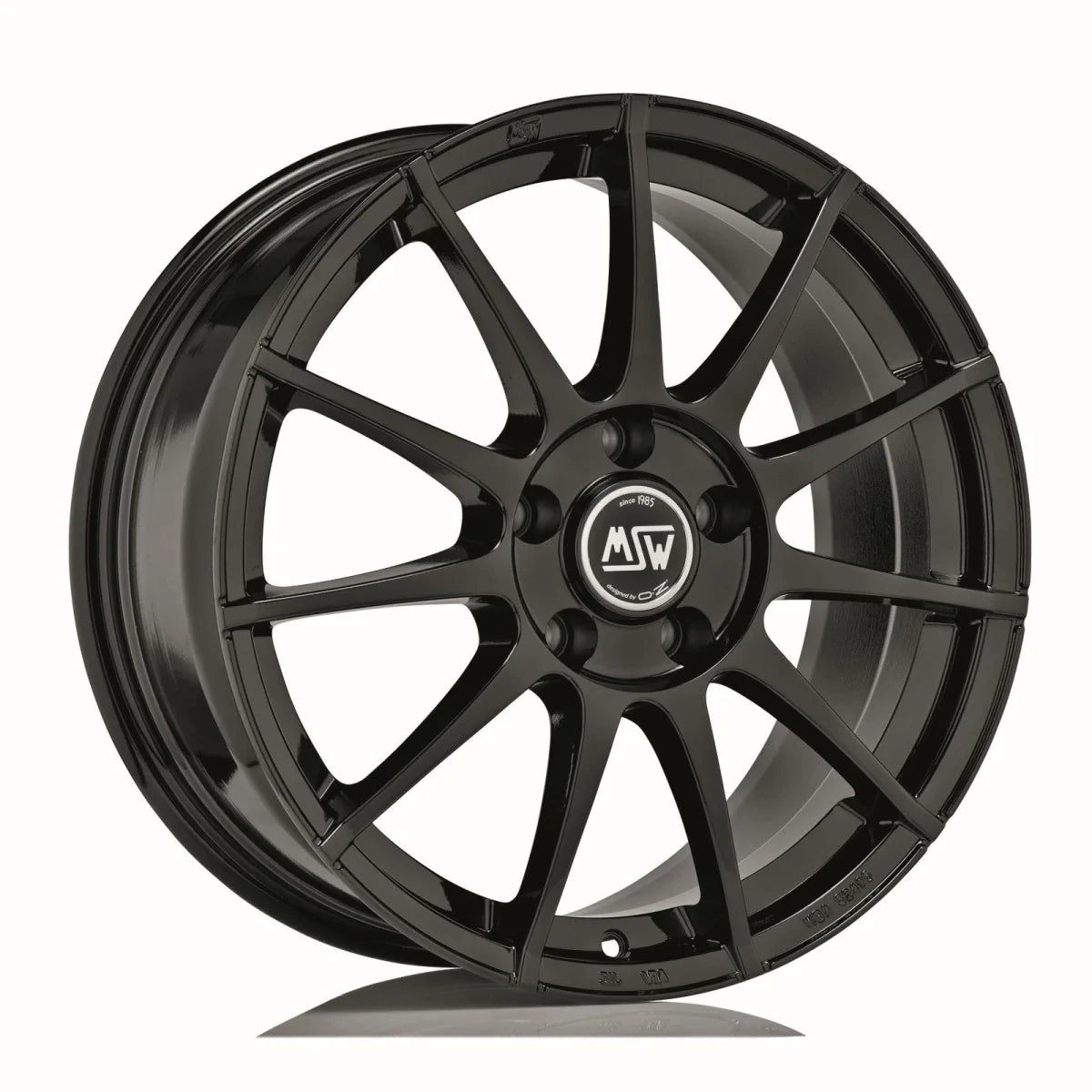 Alu kola MSW 85 6.5x16 4x100 ET42 Gloss Black | Wheelsup.cz