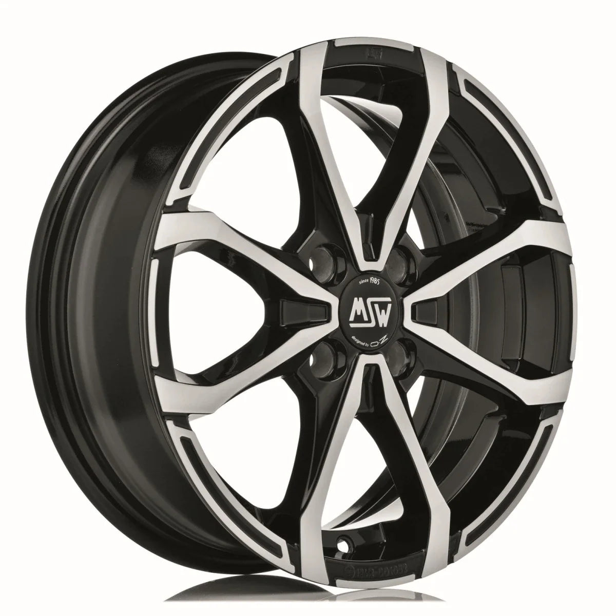 Alu kola MSW X4 5.5x14 4x108 ET24 Gloss Black Full Polished | Wheelsup.cz
