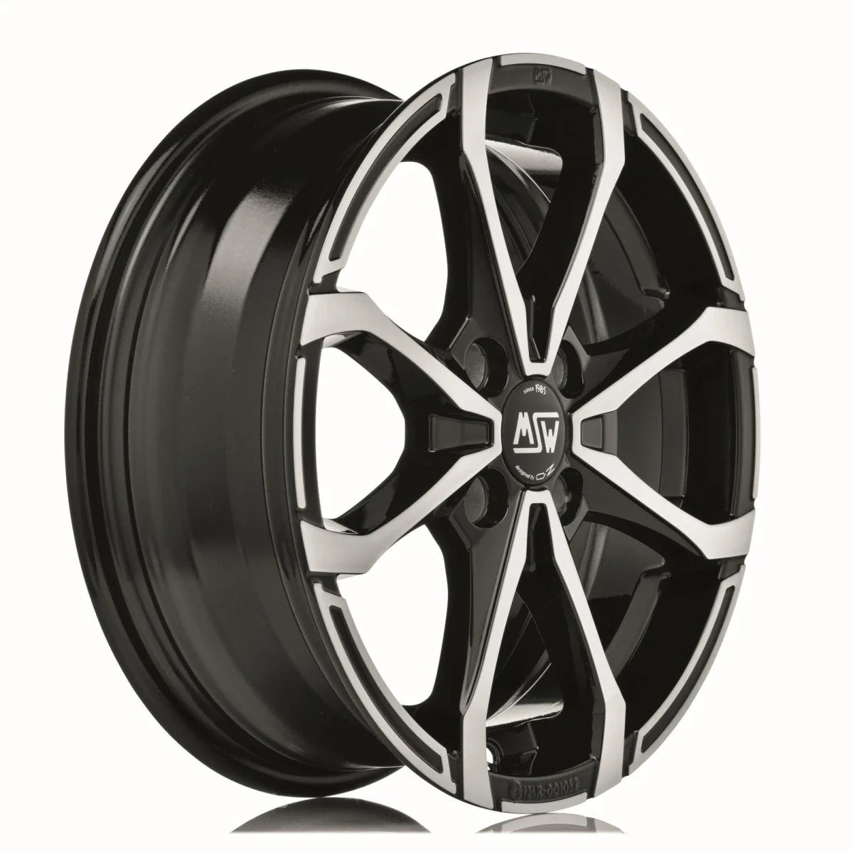Alu kola MSW X4 5.5x14 4x108 ET24 Gloss Black Full Polished | Wheelsup.cz