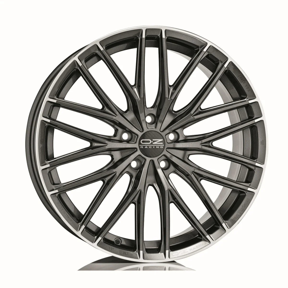 Alu kola OZ GRAN TURISMO HLT 10x20 5x112 ET43 Star Graphite Diamond Lip | Wheelsup.cz