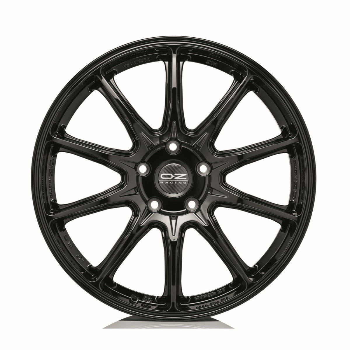 Alu kola OZ HYPER XT HLT 9.5x21 5x120 ET40 Gloss Black | Wheelsup.cz
