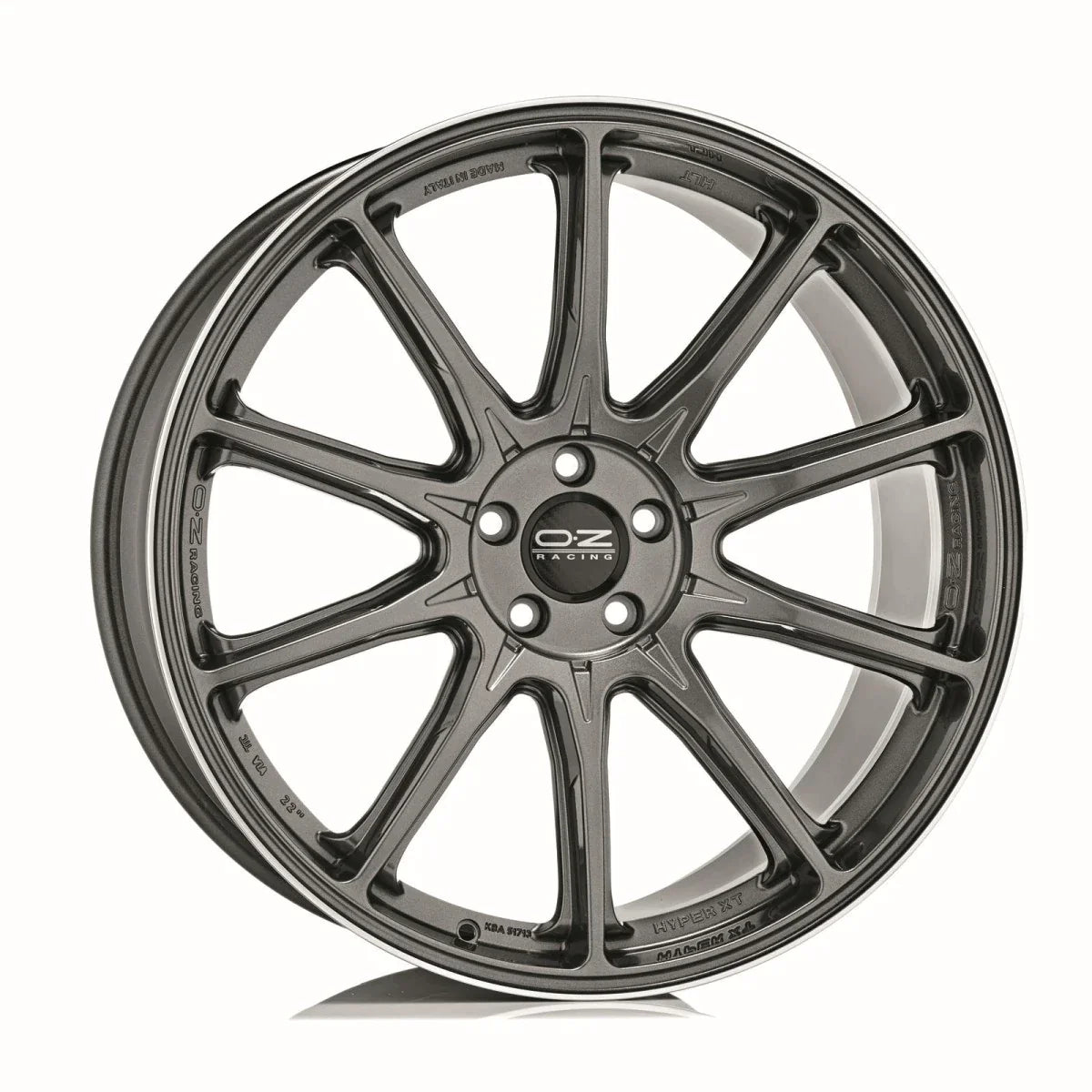 Alu kola OZ HYPER XT HLT 11x20 5x120 ET37 Star Graphite Diamond Lip | Wheelsup.cz