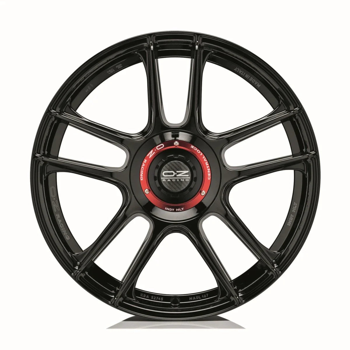 Alu kola OZ INDY HLT 8.5x19 5x114.3 ET45 Gloss Black | Wheelsup.cz