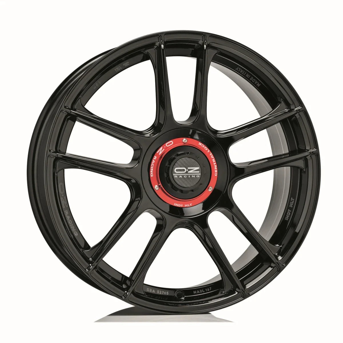 Alu kola OZ INDY HLT 10x20 5x112 ET35 Gloss Black | Wheelsup.cz