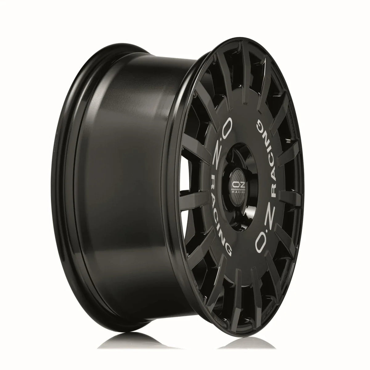 Alu kola OZ RALLY RACING 7x17 4x100 ET45 Gloss Black Silver Lettering | Wheelsup.cz
