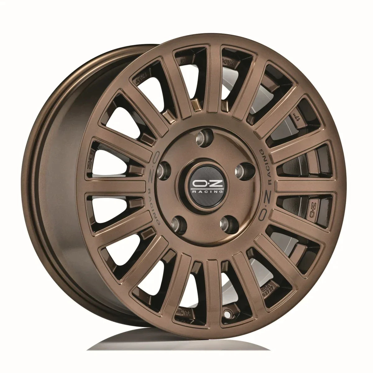 Alu kola OZ RALLY RAID 8.5x18 5x130 ET32 Gloss Bronze Black Lettering | Wheelsup.cz