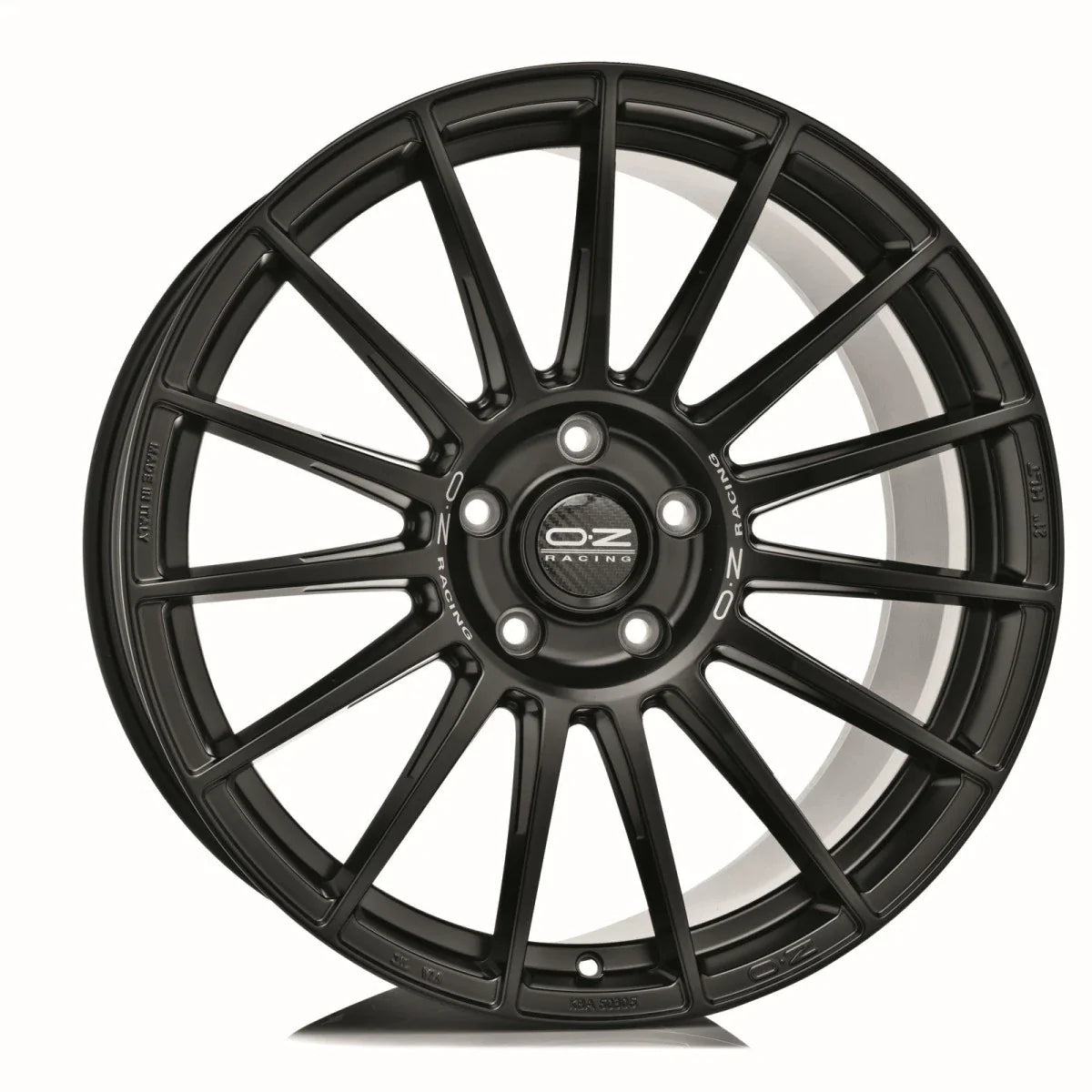 Alu kola OZ SUPERTURISMO DAKAR 11.5x22 5x130 ET52 Matt Black Silver Lettering | Wheelsup.cz