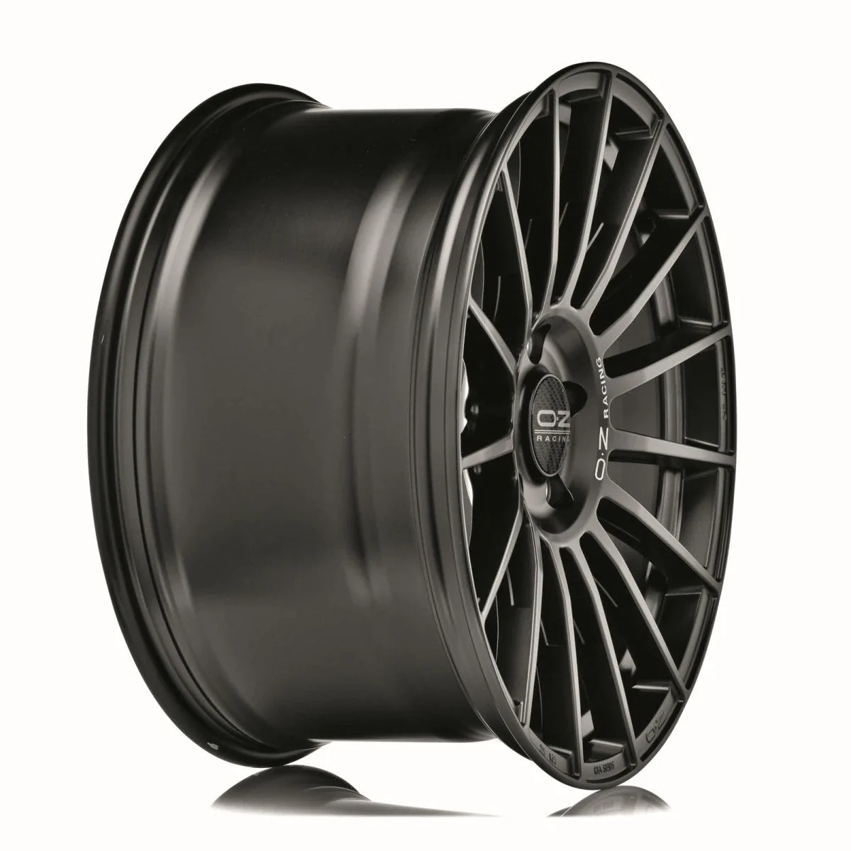 Alu kola OZ SUPERTURISMO LM 9x21 5x112 ET37 Matt Black Silver Lettering | Wheelsup.cz