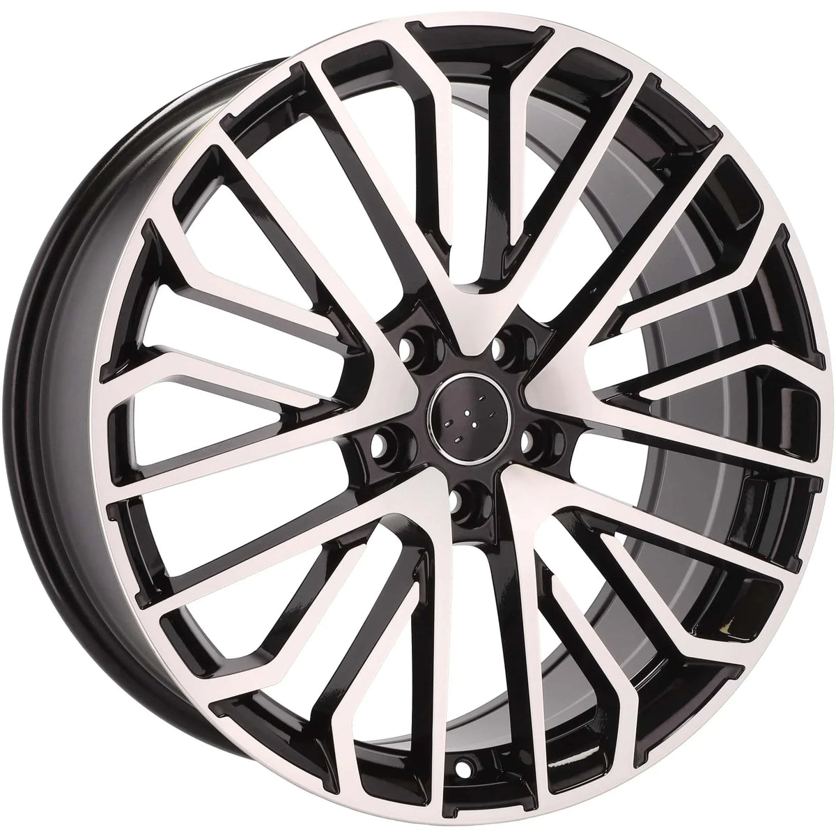 Alu kola pro Audi 3S1261 9.5x22 5x112 ET26 66.6 černá – detail 2
