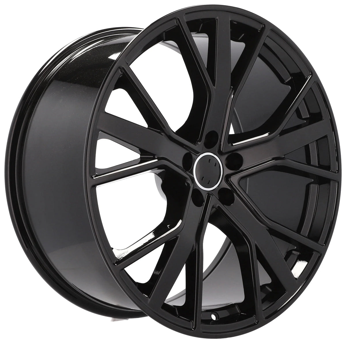 Alu kola pro Audi B5131 10x22 5x112 ET21 66.6 černá – detail 2