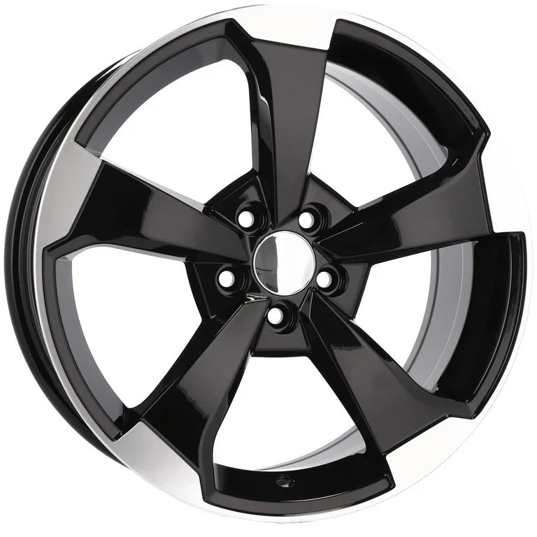 Alu kola pro Audi XE351 7.5x17 5x112 ET40 66.6 černá – detail 1