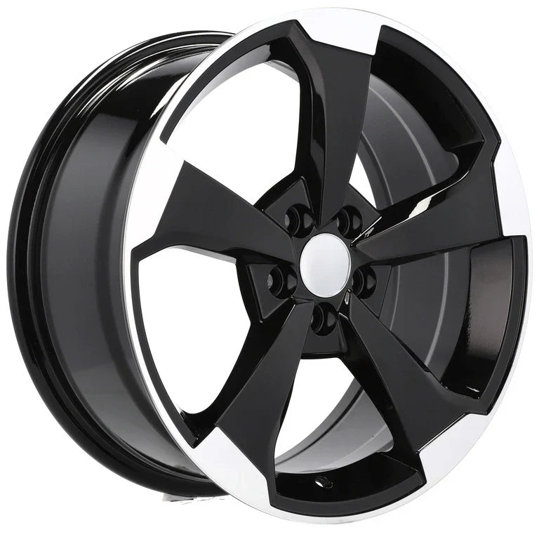 Alu kola pro Audi XE351 7.5x17 5x112 ET40 66.6 černá – detail 4