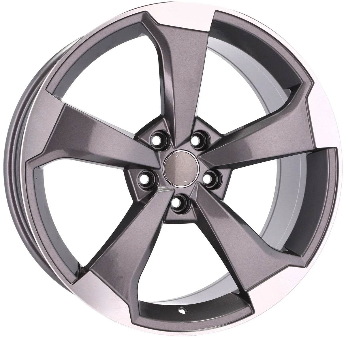 Alu kola pro Audi XE351 7.5x17 5x112 ET40 66.6 šedá – detail 2