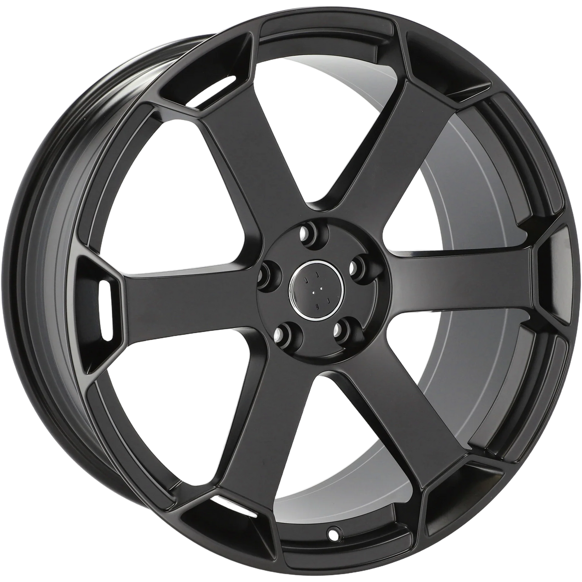 Alu kola pro Audi YF6149 9x20 5x112 ET30 66.6 Black Half Matt & Polished Lip
