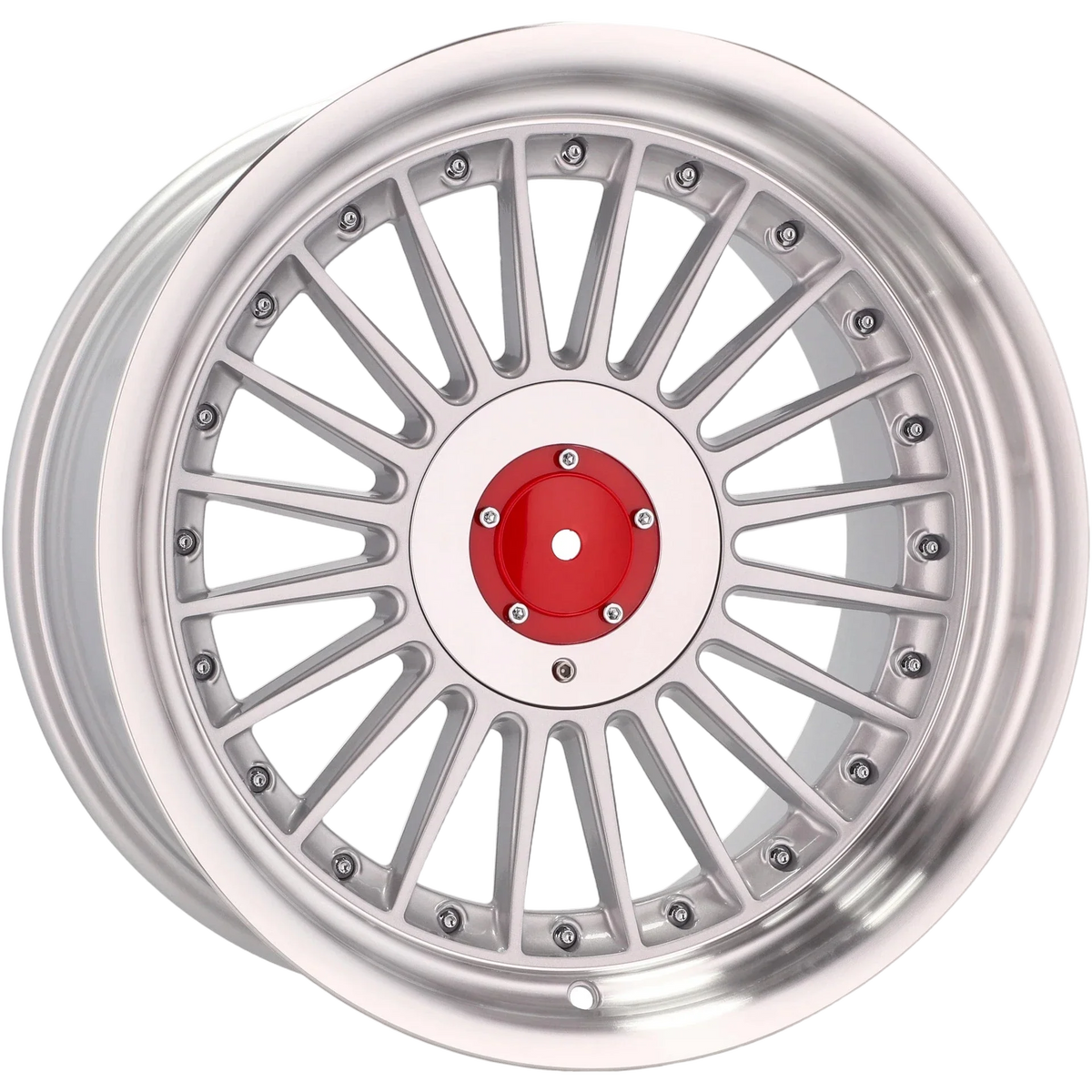 Alu kola pro BMW 7307R 9x17 5x120 ET15 74.1 Silver & Polished Lip
