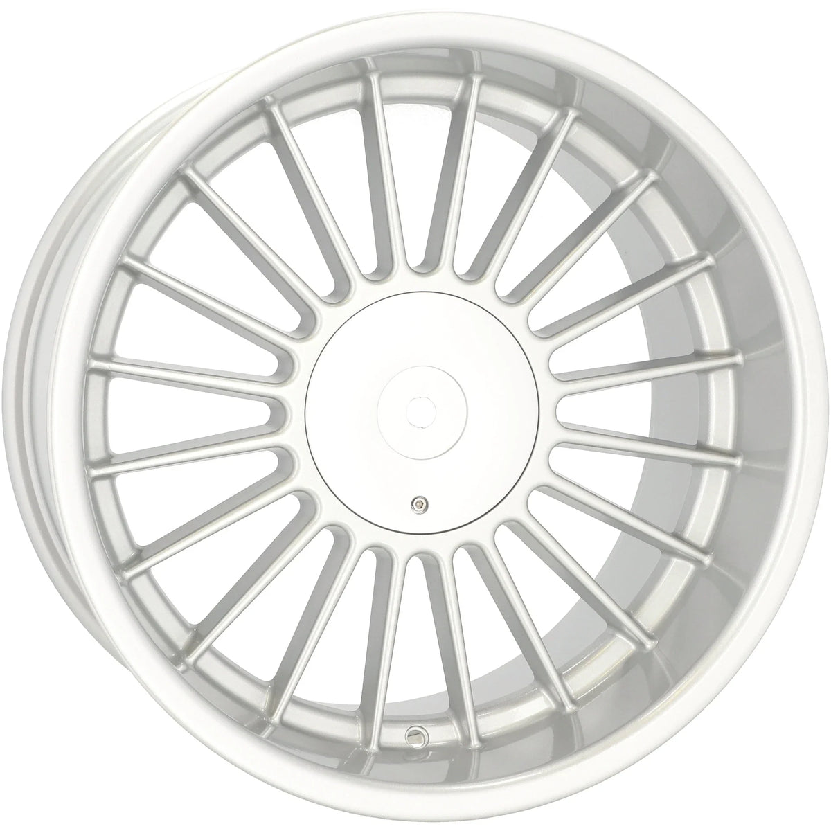 Alu kola pro BMW 8332F 8.5x18 5x112/120 ET13 74.1 stříbrná – detail 1