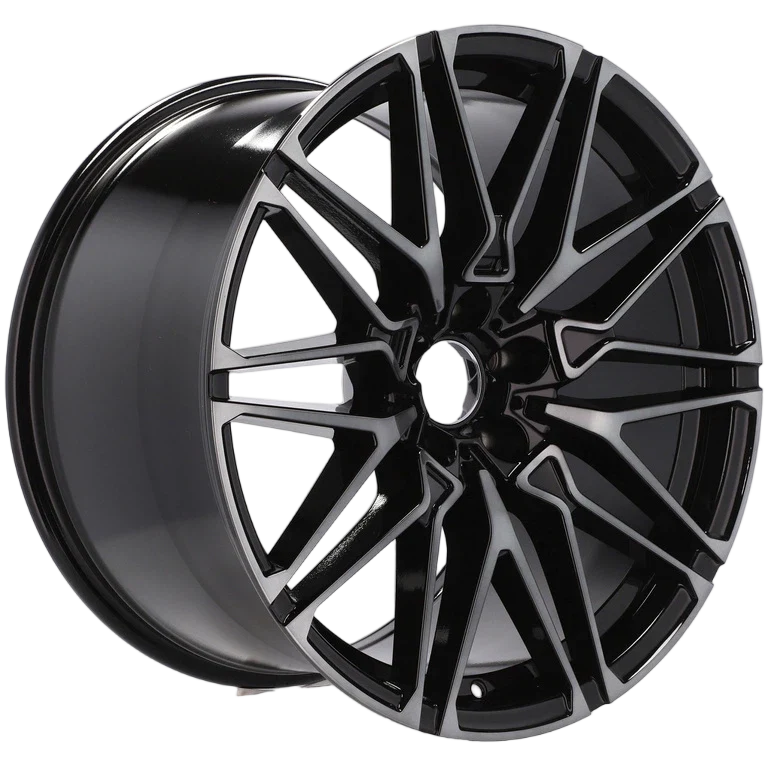 Alu kola pro BMW B5771 10.5x22 5x112 ET43 66.6 černá – detail 3