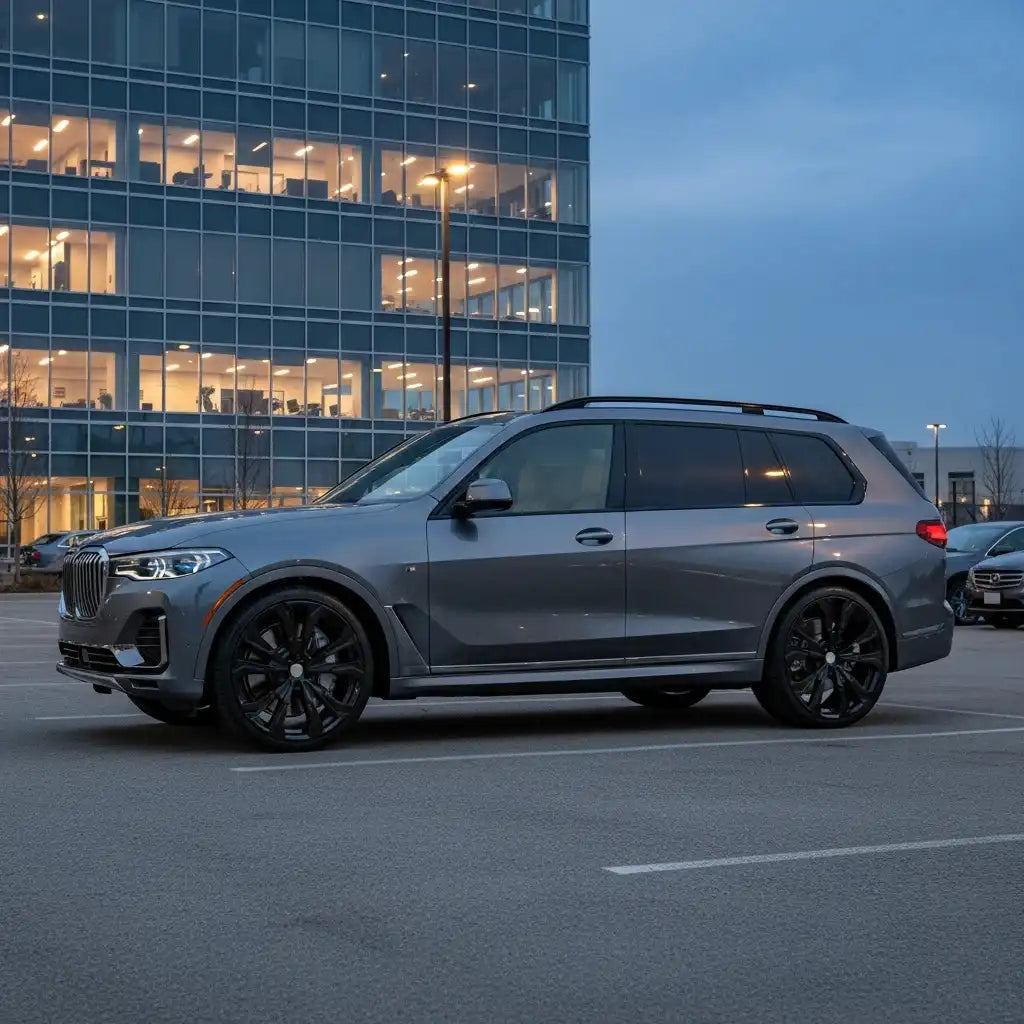 Alu kola pro BMW FBX307 10.5x22 5x112 ET43 66.6 Black – na voze 2