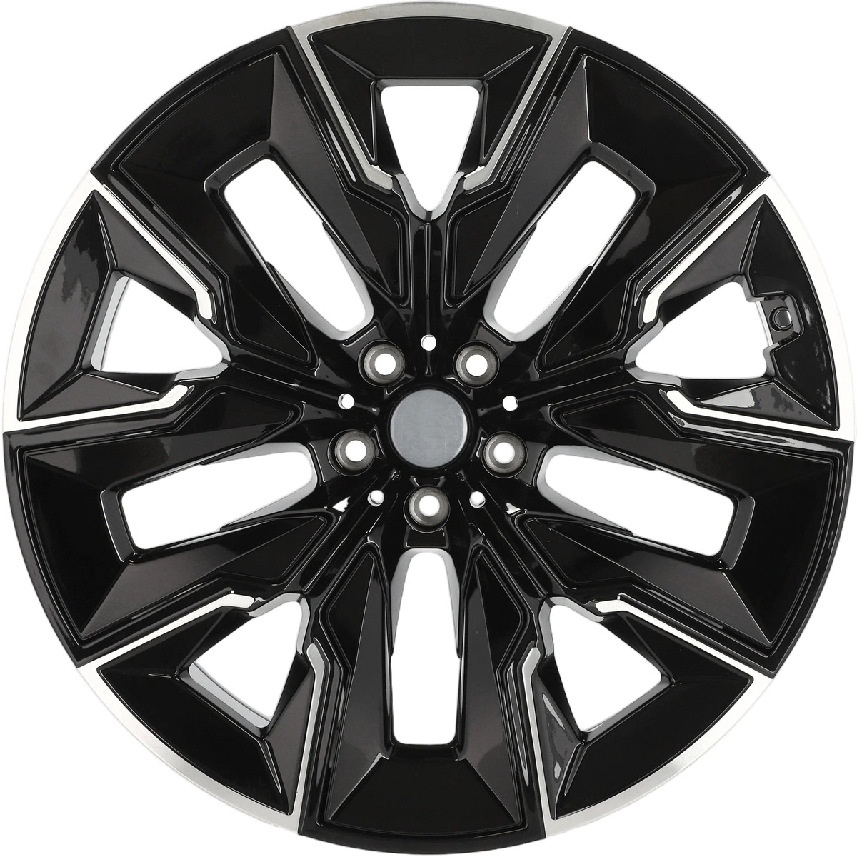Alu kola pro BMW H3447F 9x21 5x112 ET24 66.6 Black Polished – detail 4