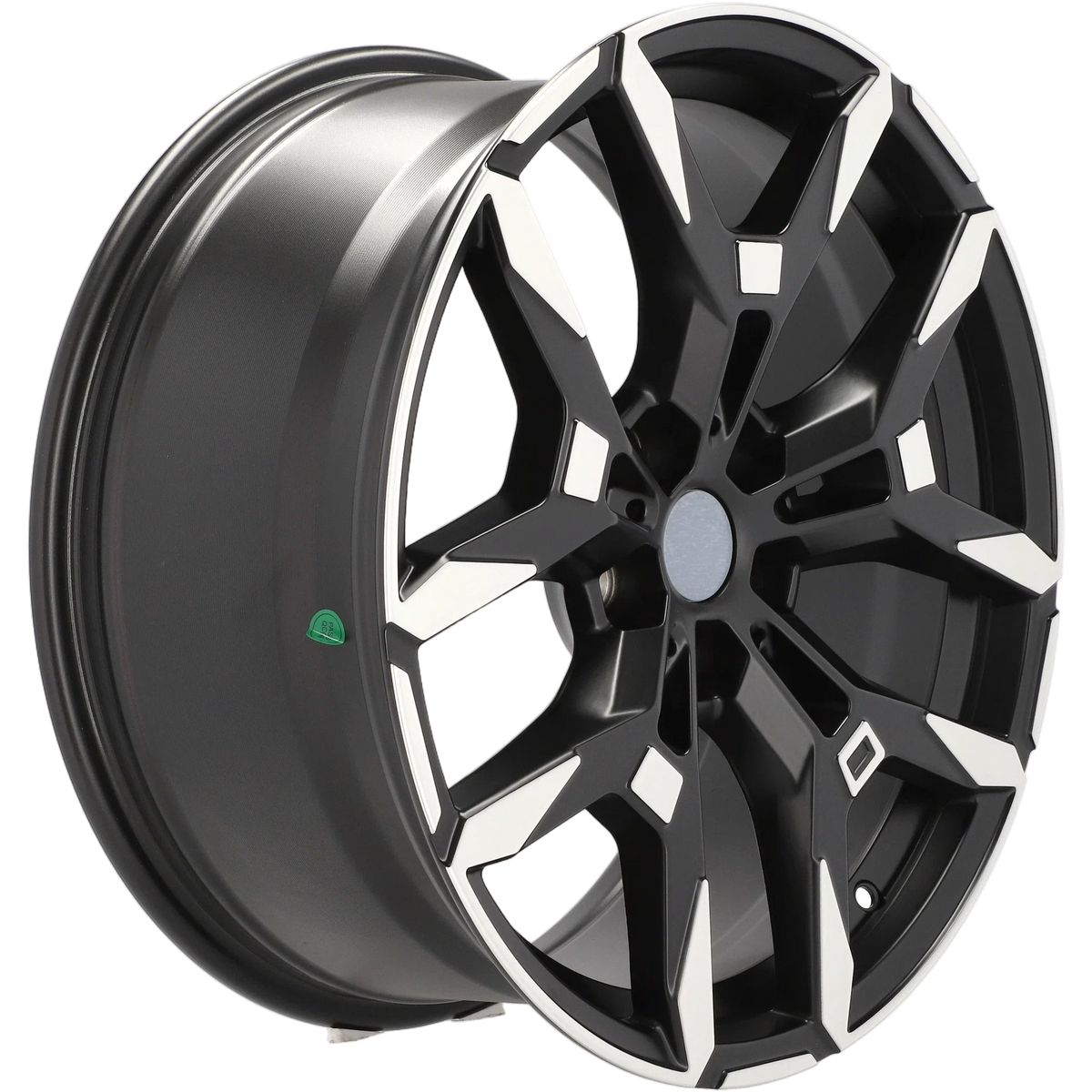 Alu kola pro BMW H3456F 8.5x19 5x112 ET40 66.6 Black Polished Half Matt – detail 2
