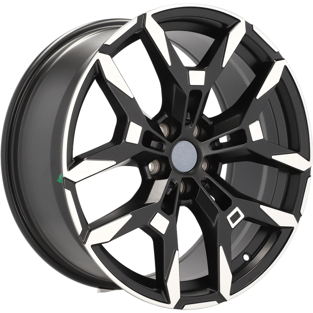 Alu kola pro BMW H3456F 8.5x19 5x112 ET40 66.6 Black Polished Half Matt – detail 3