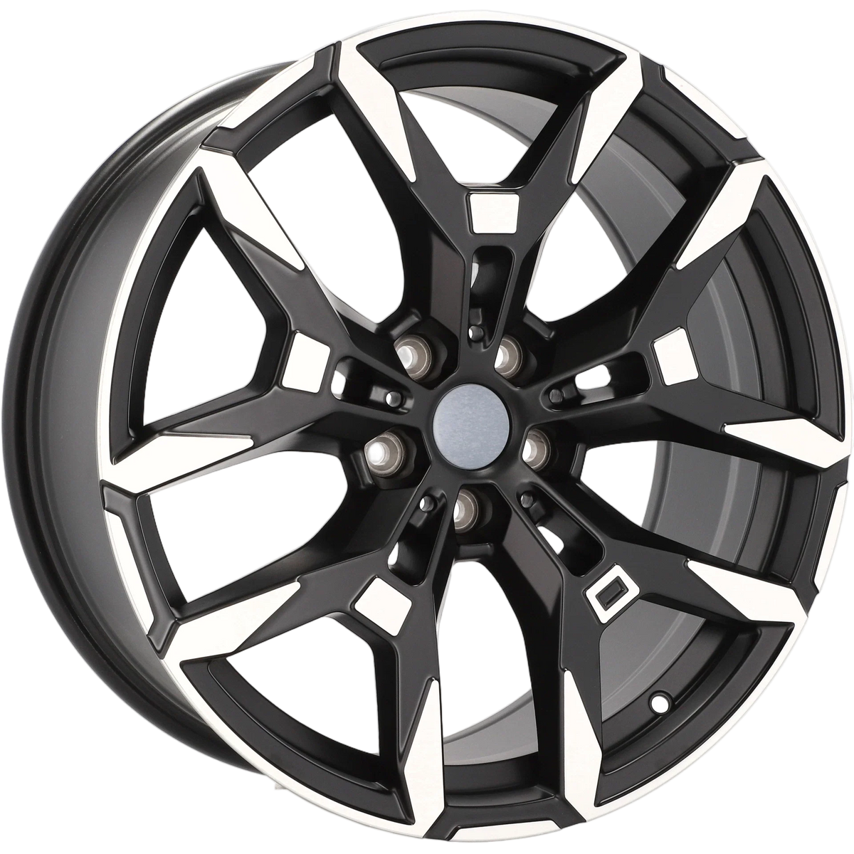 Alu kola pro BMW H3456F 8x19 5x112 ET27 66.6 Black Polished Half Matt