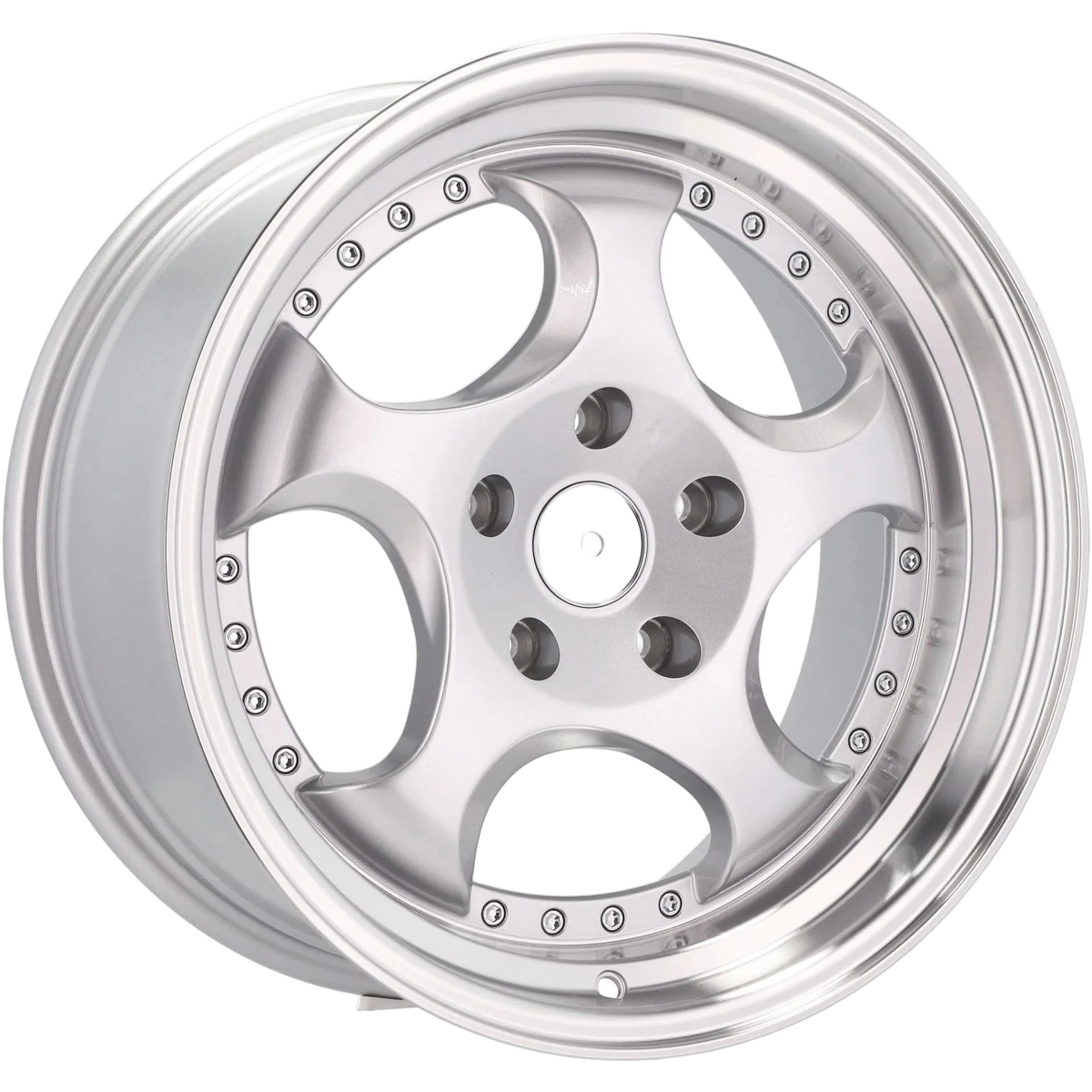 Alu kola pro BMW L2384 9.5x17 5x120 ET20 74.1 Silver & Polished Lip