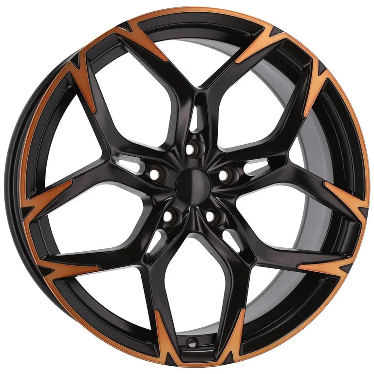 Alu kola pro Cupra I5572 8.5x19 5x112 ET38 57.1 Black Polished Half Matt Cooper – detail 1