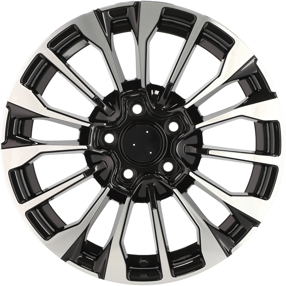 Alu kola pro Fiat B1370 6.5x16 5x110 ET40 65.1 Black Polished – detail 4