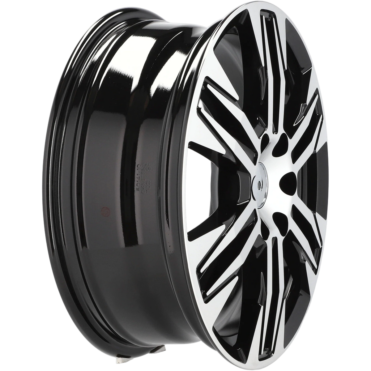 Alu kola pro Ford IN3606F 6.5x17 6x120 ET50 74.1 Black Polished – detail 1