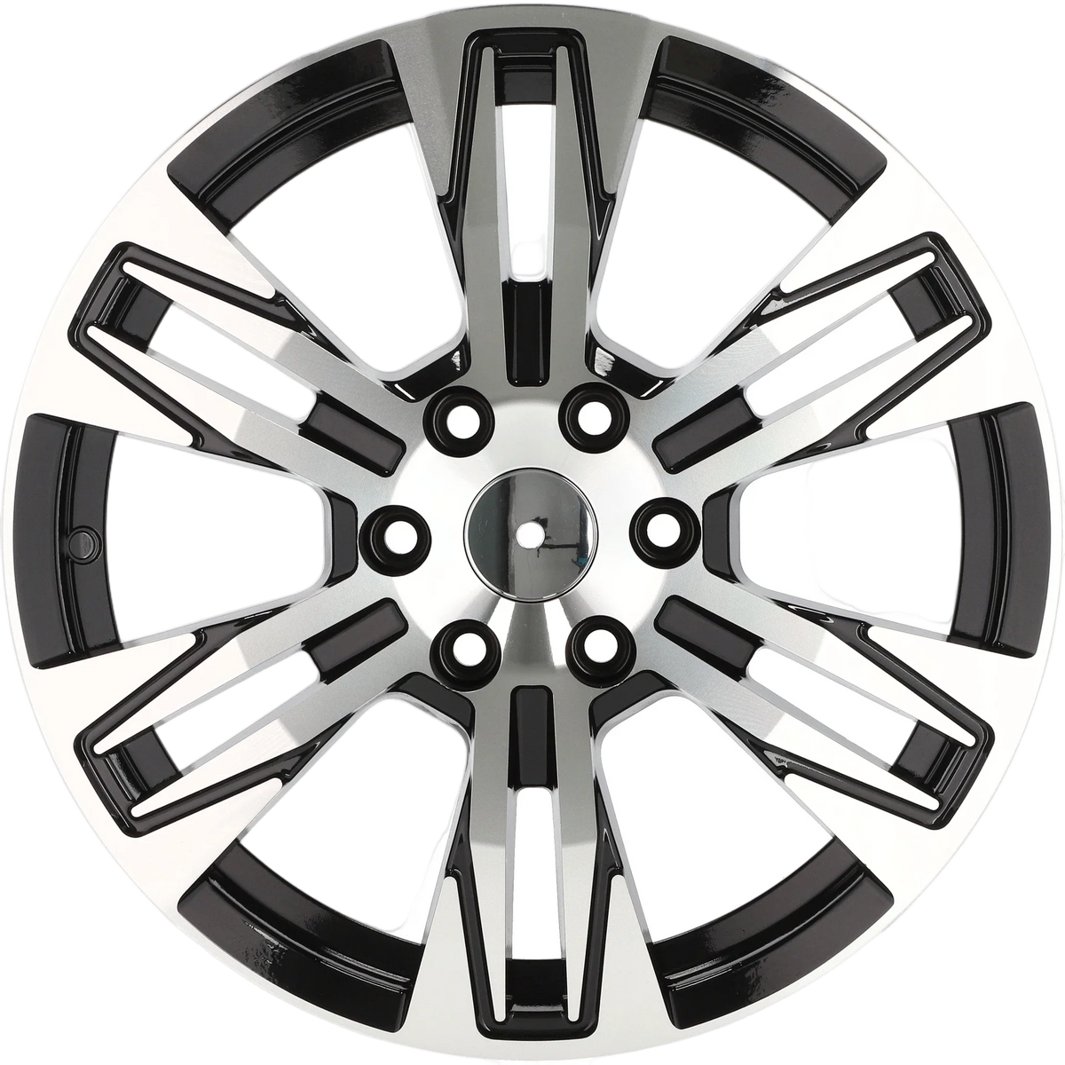 Alu kola pro Ford IN3606F 6.5x17 6x120 ET50 74.1 Black Polished – detail 4