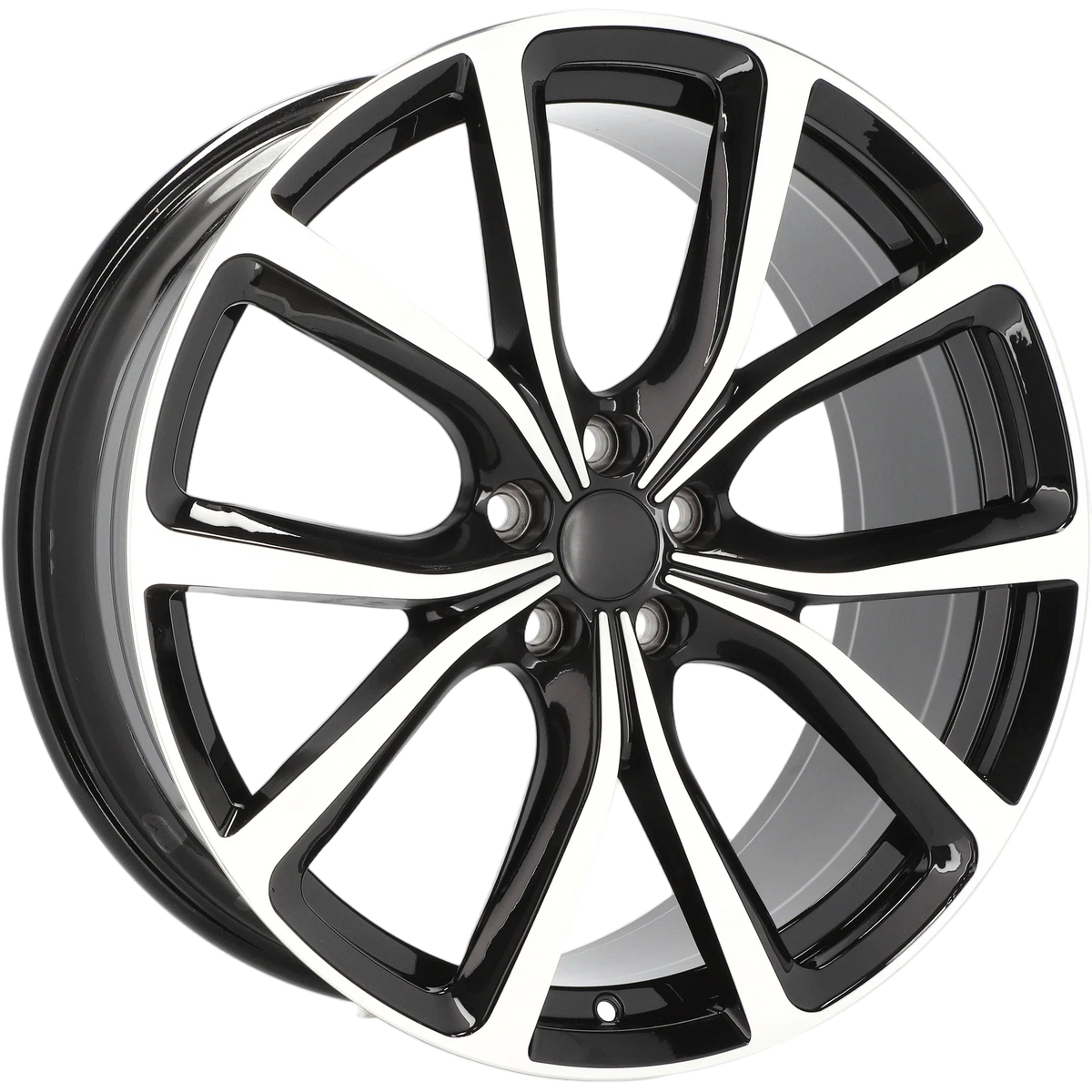 Alu kola pro Jaguar YF5708 8.5x20 5x108 ET45 63.4 Black Polished