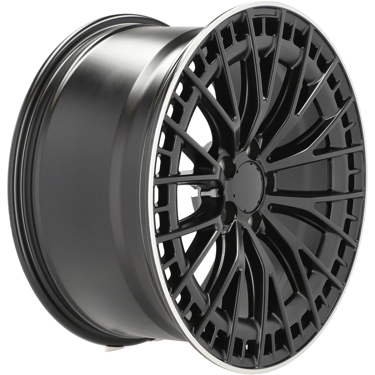 Alu kola pro Mercedes 3S1384 8.5x20 5x112 ET34.5 66.6 Black Half Matt & Polished Lip – detail 3