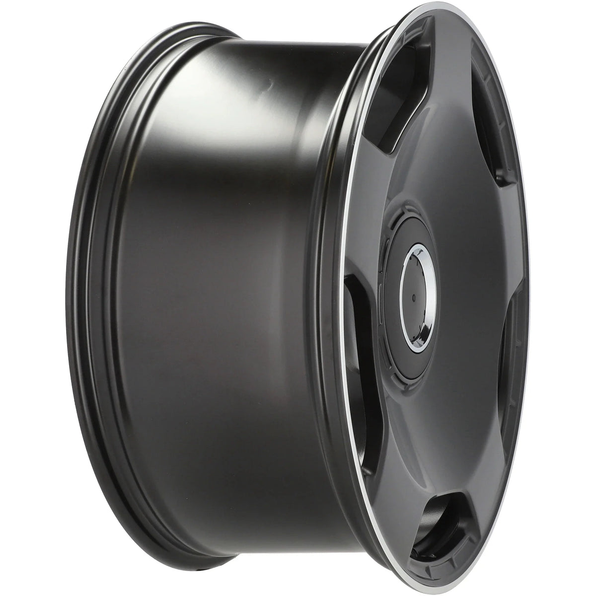 Alu kola pro Mercedes F5133 9.5x20 5x130 ET35 84.1 Black Half Matt & Polished Lip – detail 4