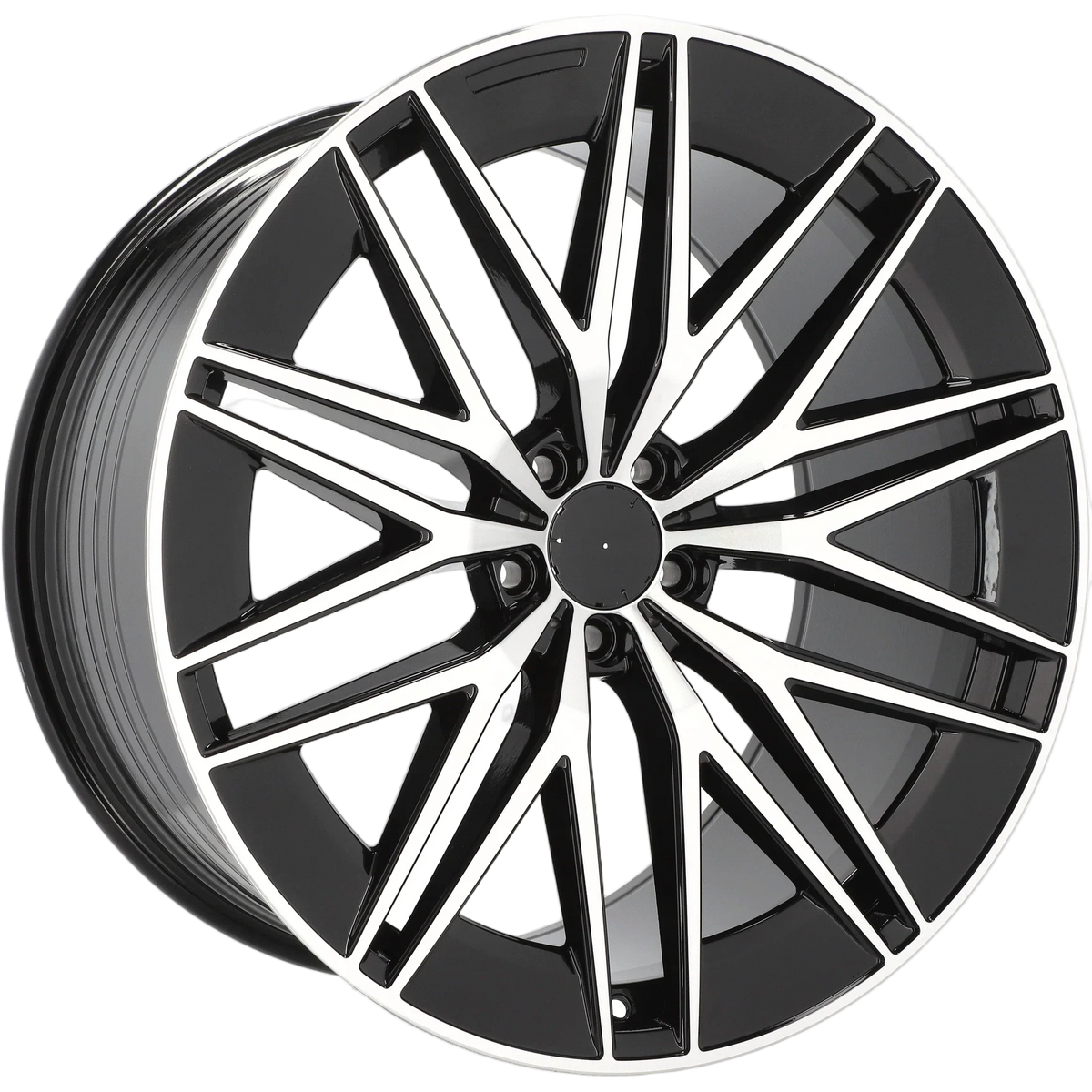 Alu kola pro Mercedes FBX387 10x22 5x112 ET56 66.6 Black Polished
