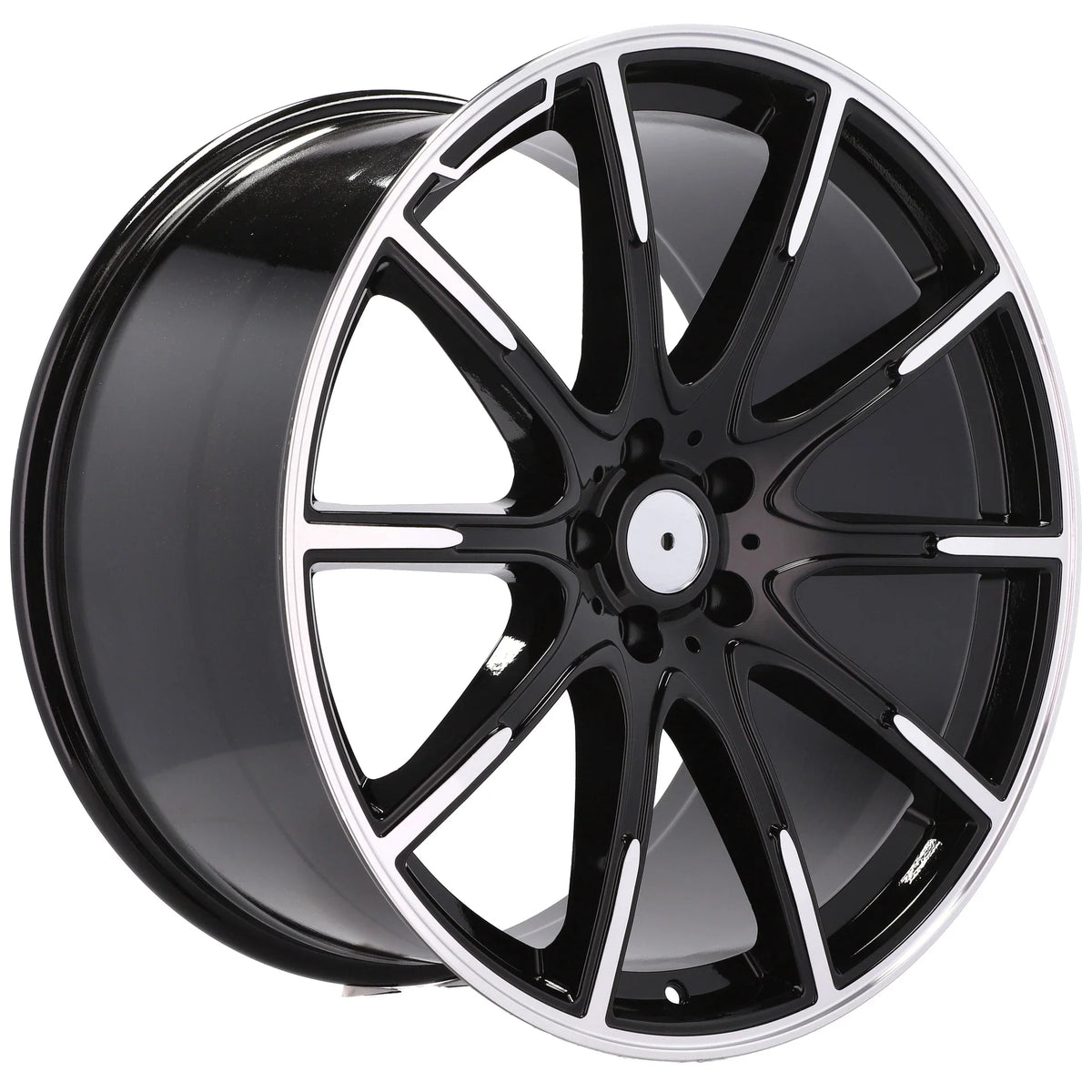Alu kola pro Mercedes FE236 9.5x19 5x112 ET43 66.6 černá – detail 2