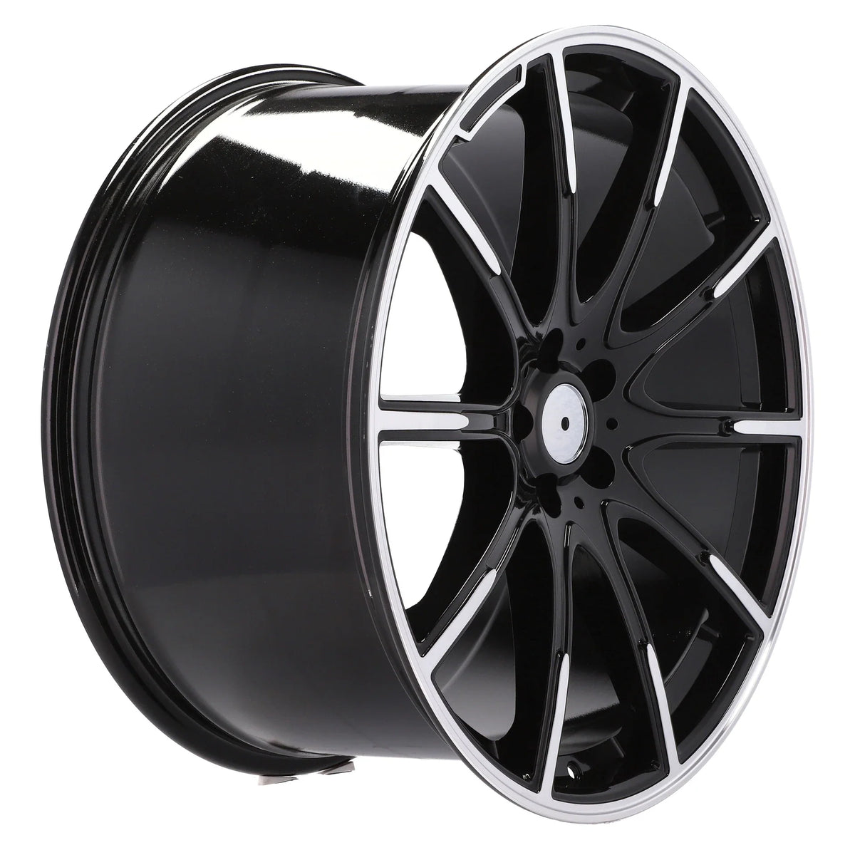 Alu kola pro Mercedes FE236 9.5x19 5x112 ET43 66.6 černá – detail 3