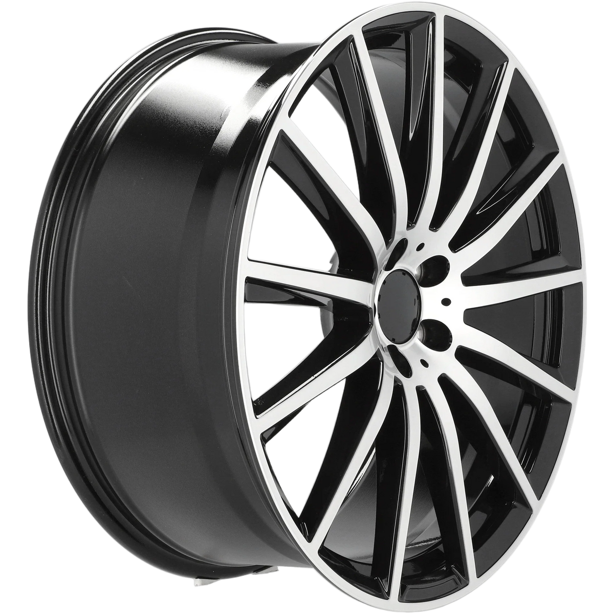 Alu kola pro Mercedes H3524F 10x21 5x112 ET44 66.6 Black Polished – detail 2