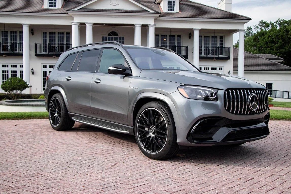 Alu kola pro Mercedes Y0207 8.5x19 5x112 ET38 66.6 Black Half Matt & Polished Lip – na voze 3