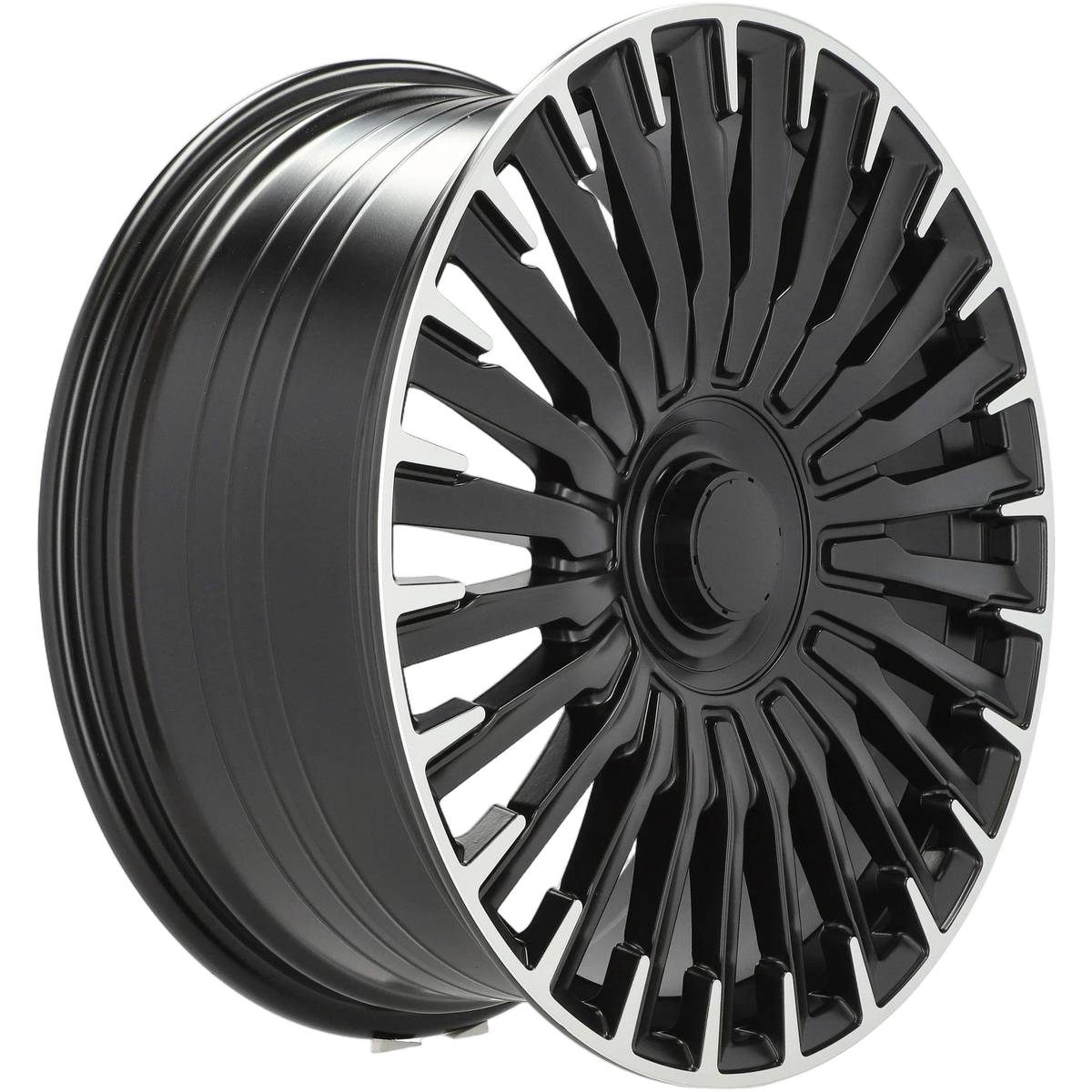 Alu kola pro Mercedes YF0425 8.5x20 5x112 ET32 66.6 Black Polished – detail 2