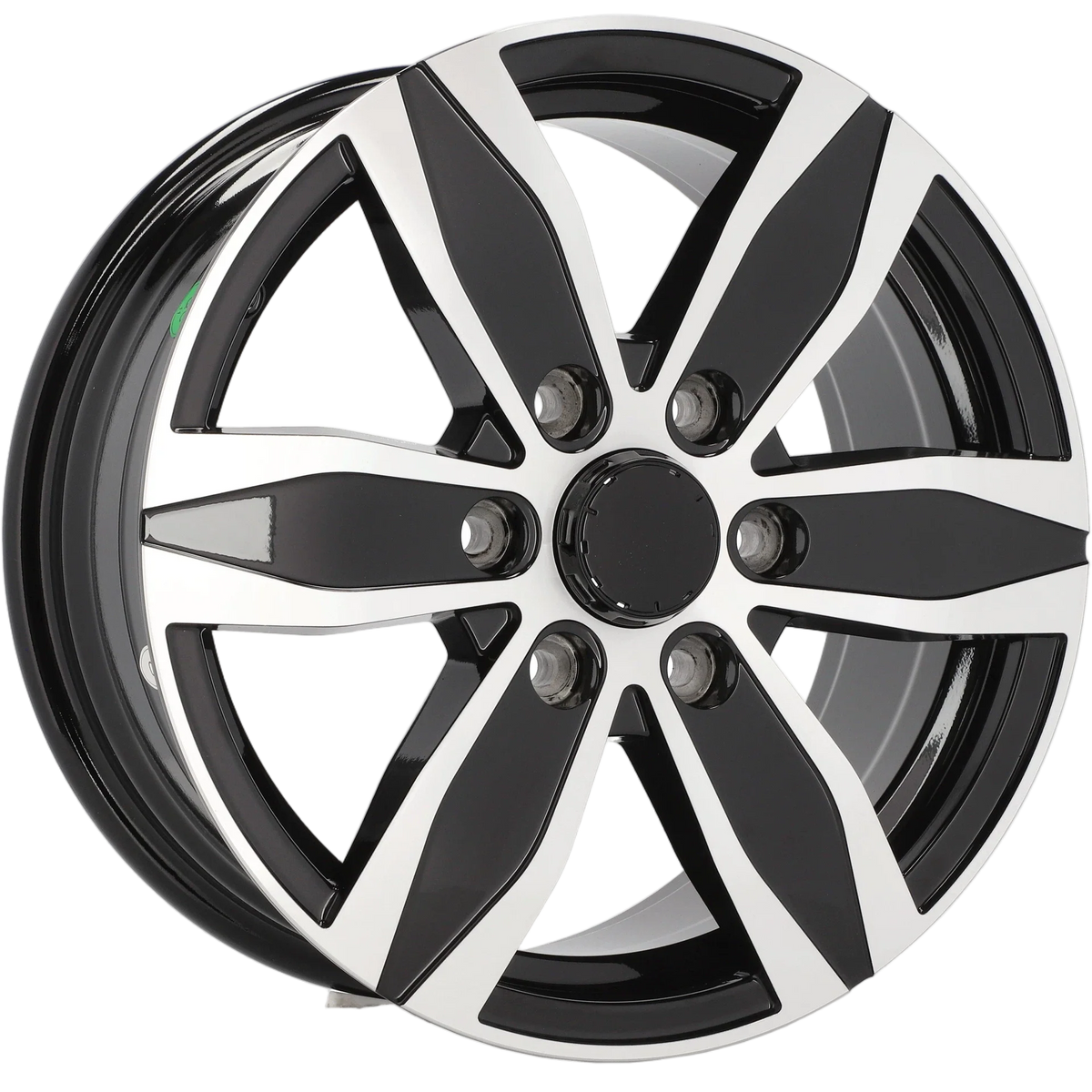 Alu kola pro Mercedes YF6153 7x16 6x130 ET50 84.1 Black Polished