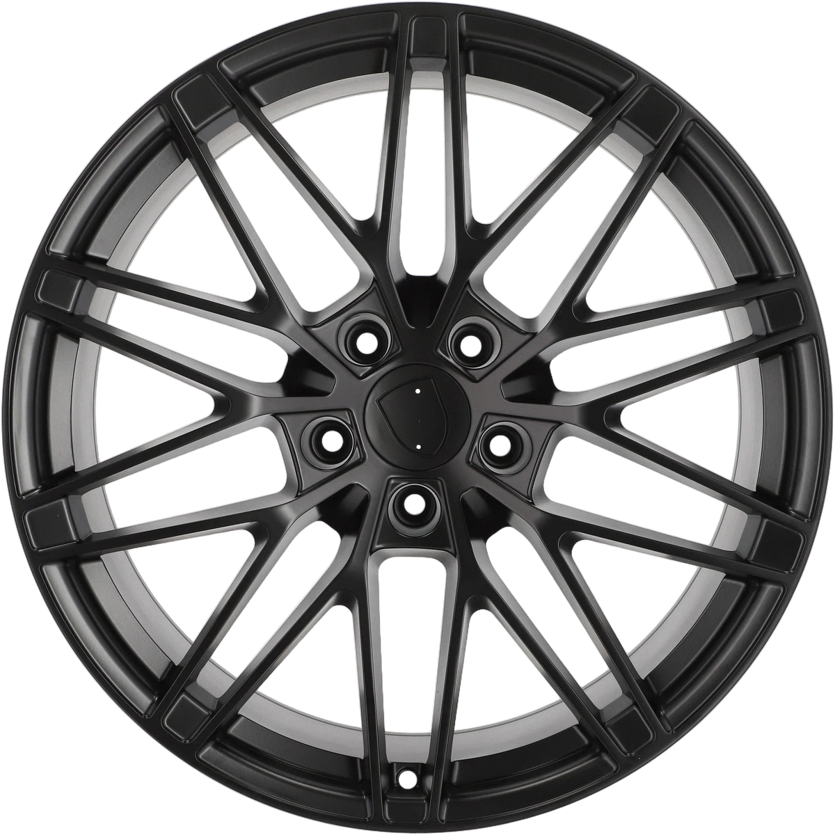 Alu kola pro Porsche 3S1324 8.5x21 5x130 ET27 66.6 Black Half Matt – detail 4