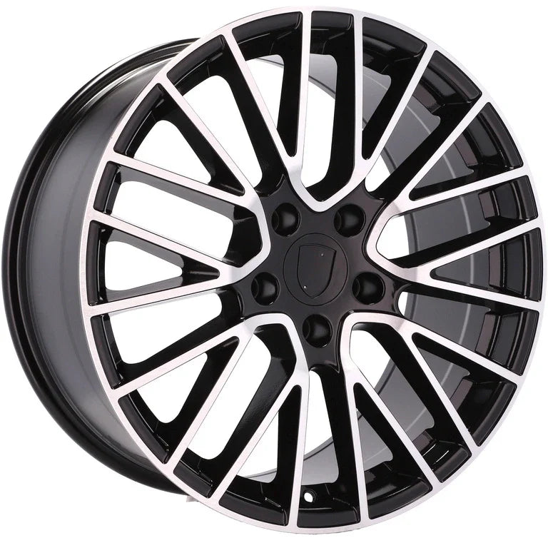 Alu kola pro Porsche FE179 9.5x21 5x130 ET46 71.6 černá – detail 3