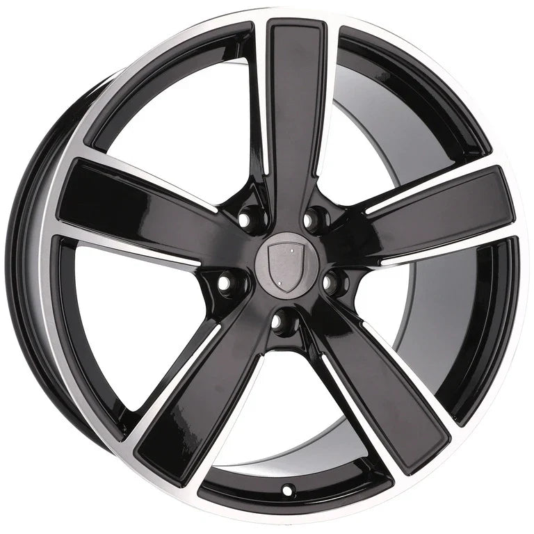 Alu kola pro Porsche H5082 11x21 5x130 ET58 71.6 černá – detail 2